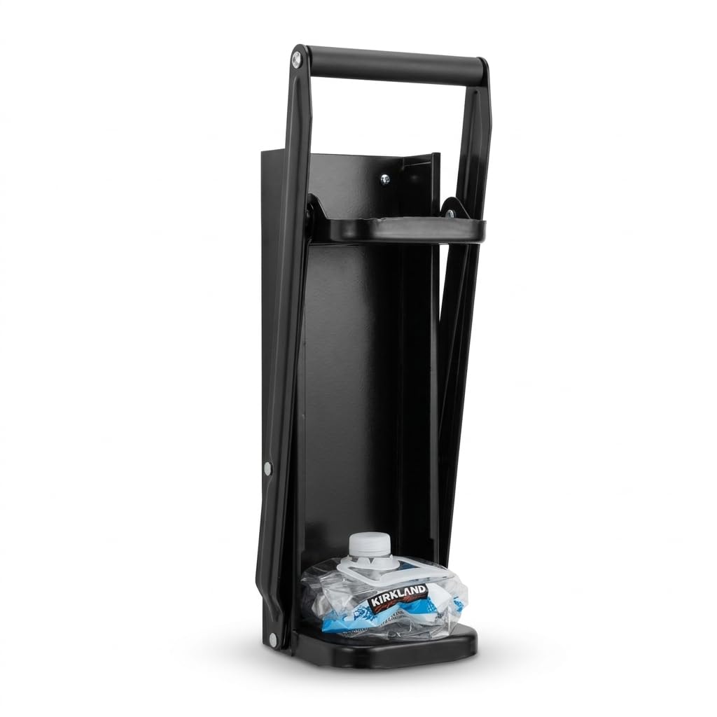 Heavy Duty Metal Can Crusher Bottle Crusher, Wall Mounted, Black R28946