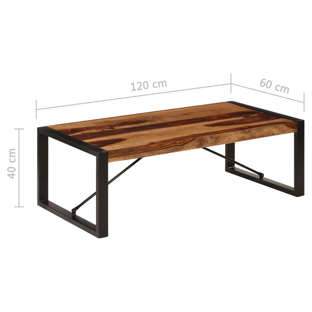 Solid Sheesham Wood Coffee Table W840886
