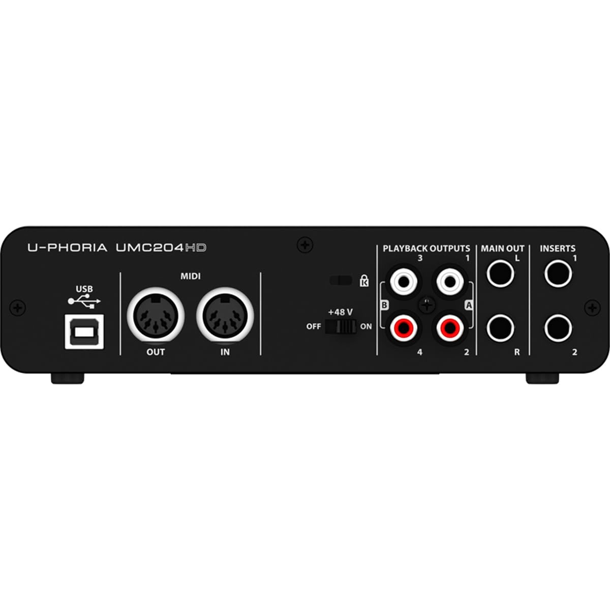 24-Bit/192 kHz USB Audio/MIDI Interface with Mic Preamplifiers Q951