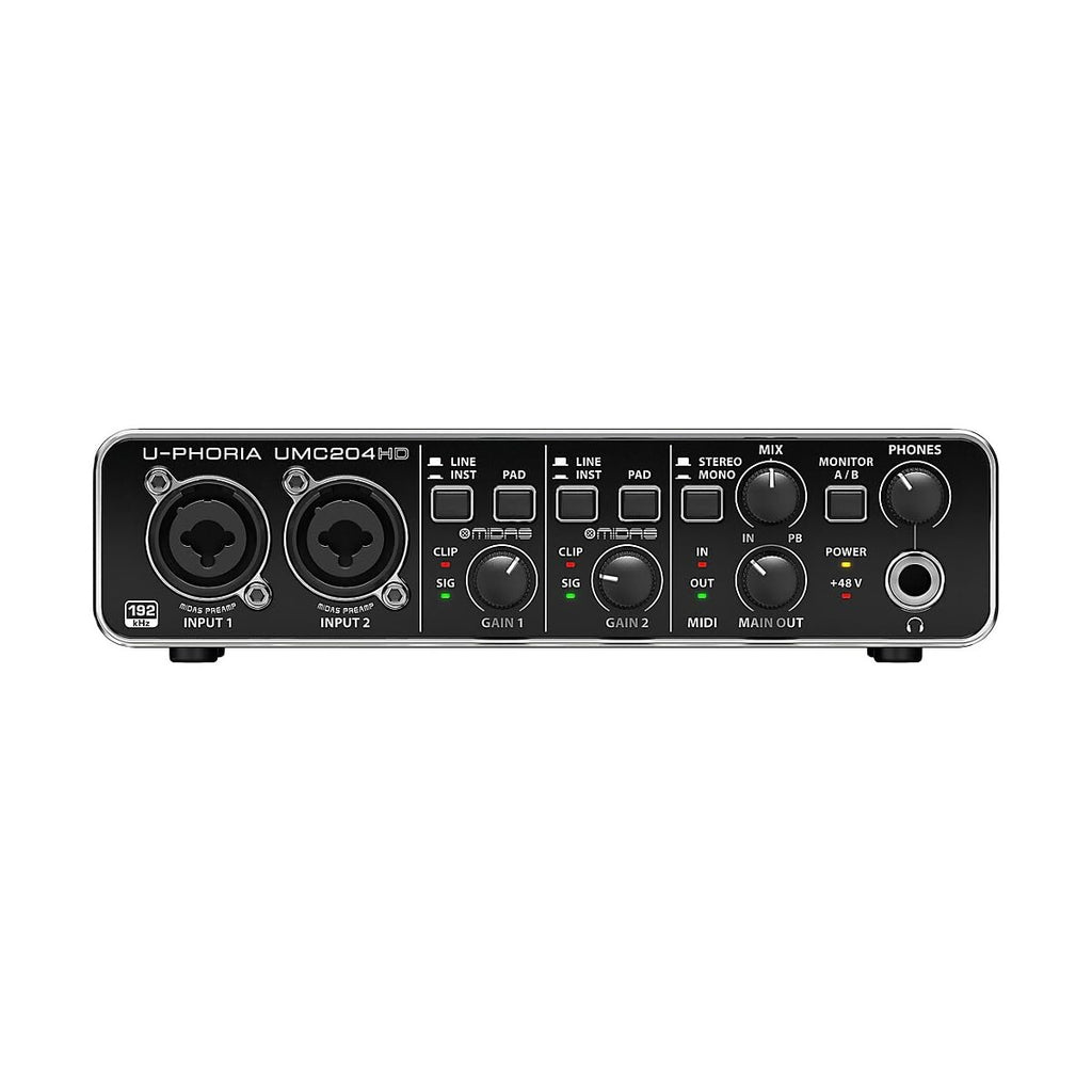 24-Bit/192 kHz USB Audio/MIDI Interface with Mic Preamplifiers Q951