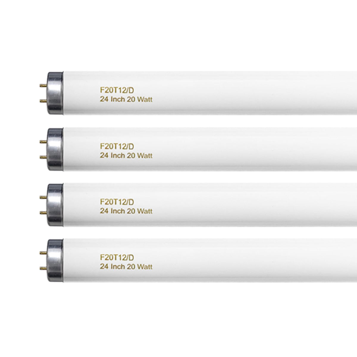 20 Watt T12 Fluorescent Tube Light Bulb Daylight 4 Count C558992