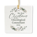 Ceramic 3-inch Square-Shaped Ornament H38072