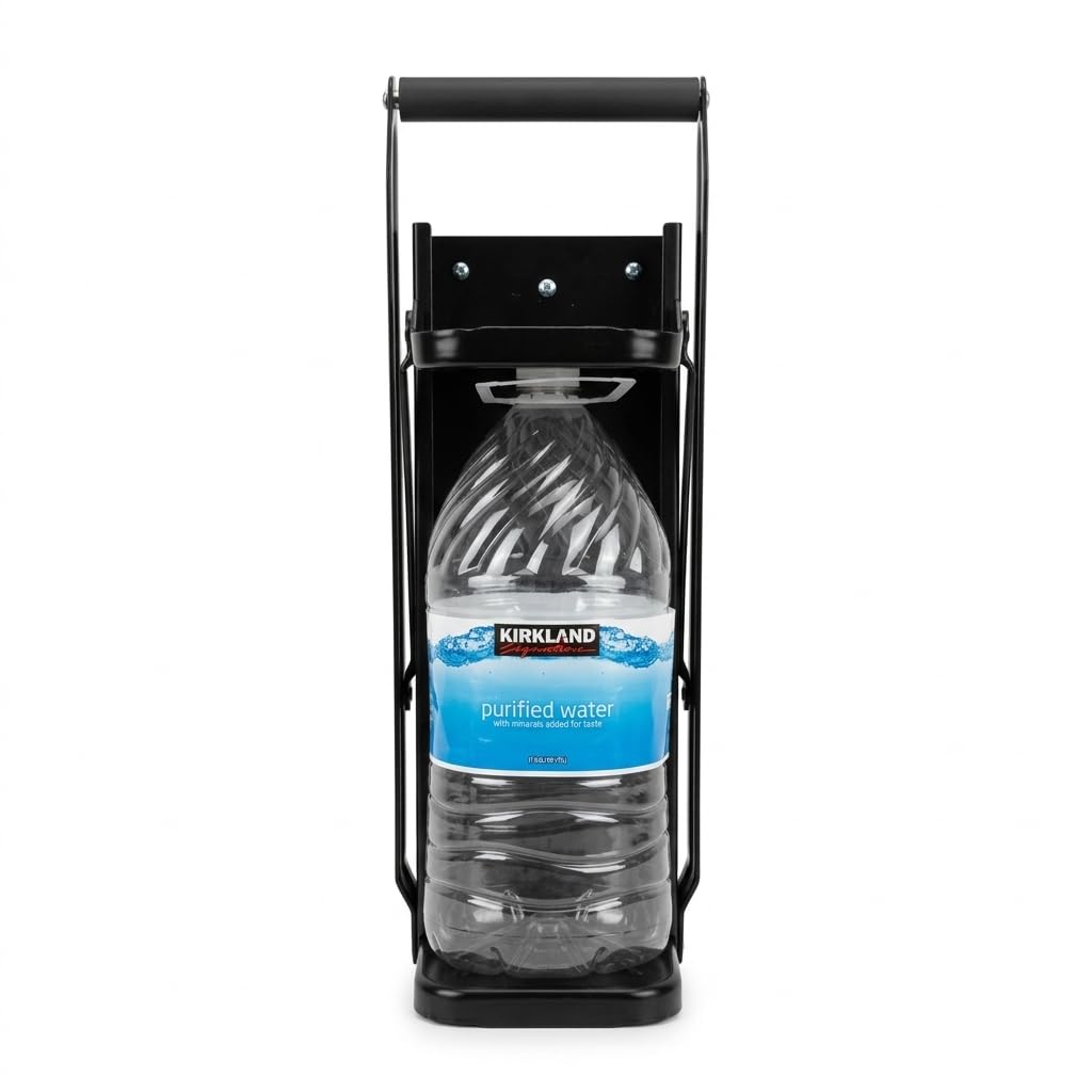 Heavy Duty Metal Can Crusher Bottle Crusher, Wall Mounted, Black R28946