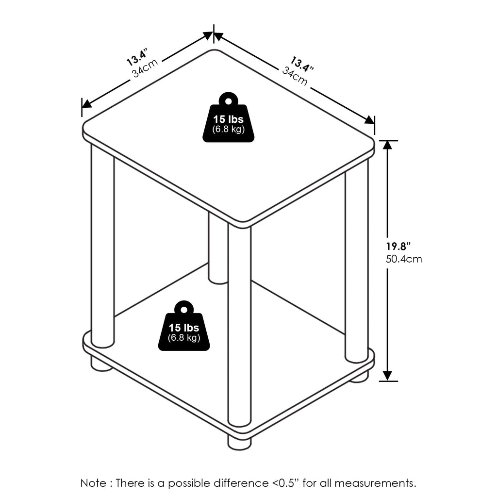 2-Tier Side Table Set of 2 F958332