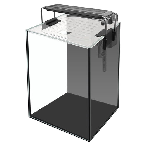 1.5 Gallon Glass Aquarium Starter Kit with LED Light and Power Filter Z591