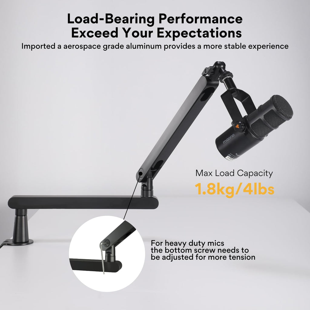 Wireless Gaming Microphone with Boom Arm U177632