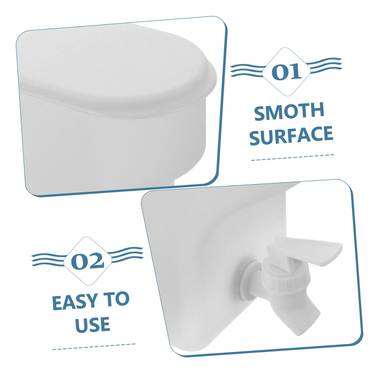 Water Jug with Faucet 3.5L PP Large Capacity Y423