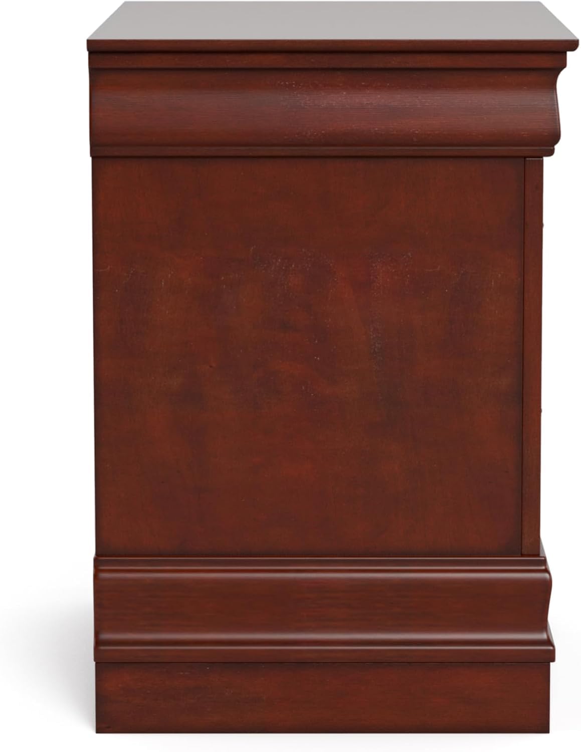 Dark Cherry 2 Drawer Solid Wood Nightstand X70568