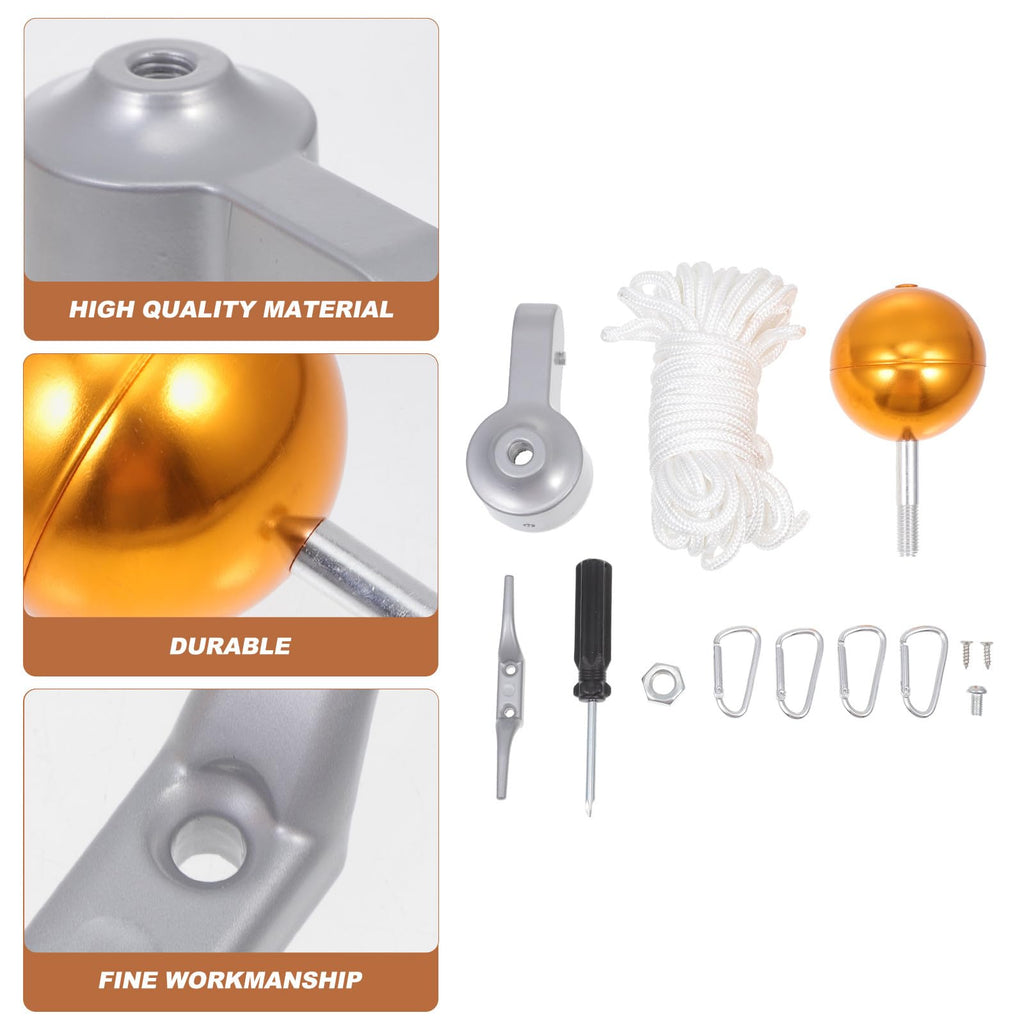 Heavy Duty Flagpole Kit Metal Repair Parts E491