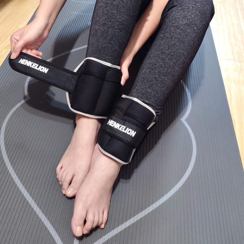 1 Pair Adjustable Ankle Weights Set Q6681