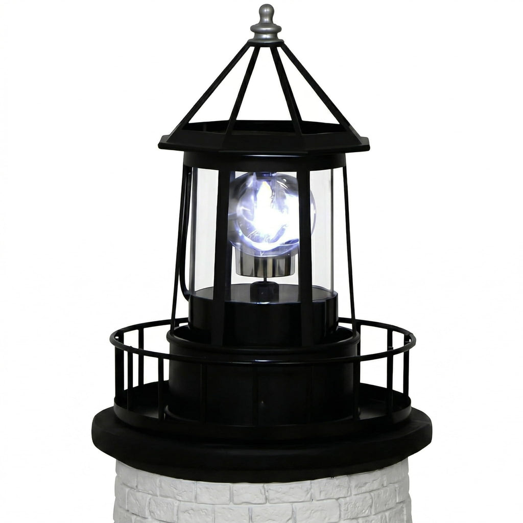 Solar Lighthouse Rotating LED Light IP65 Waterproof Outdoor Lamp L5701