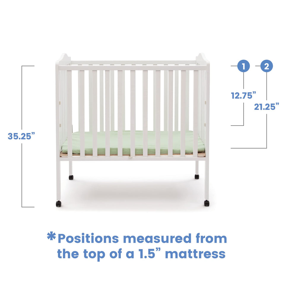 Folding Portable Mini Baby Crib with Mattress J1771