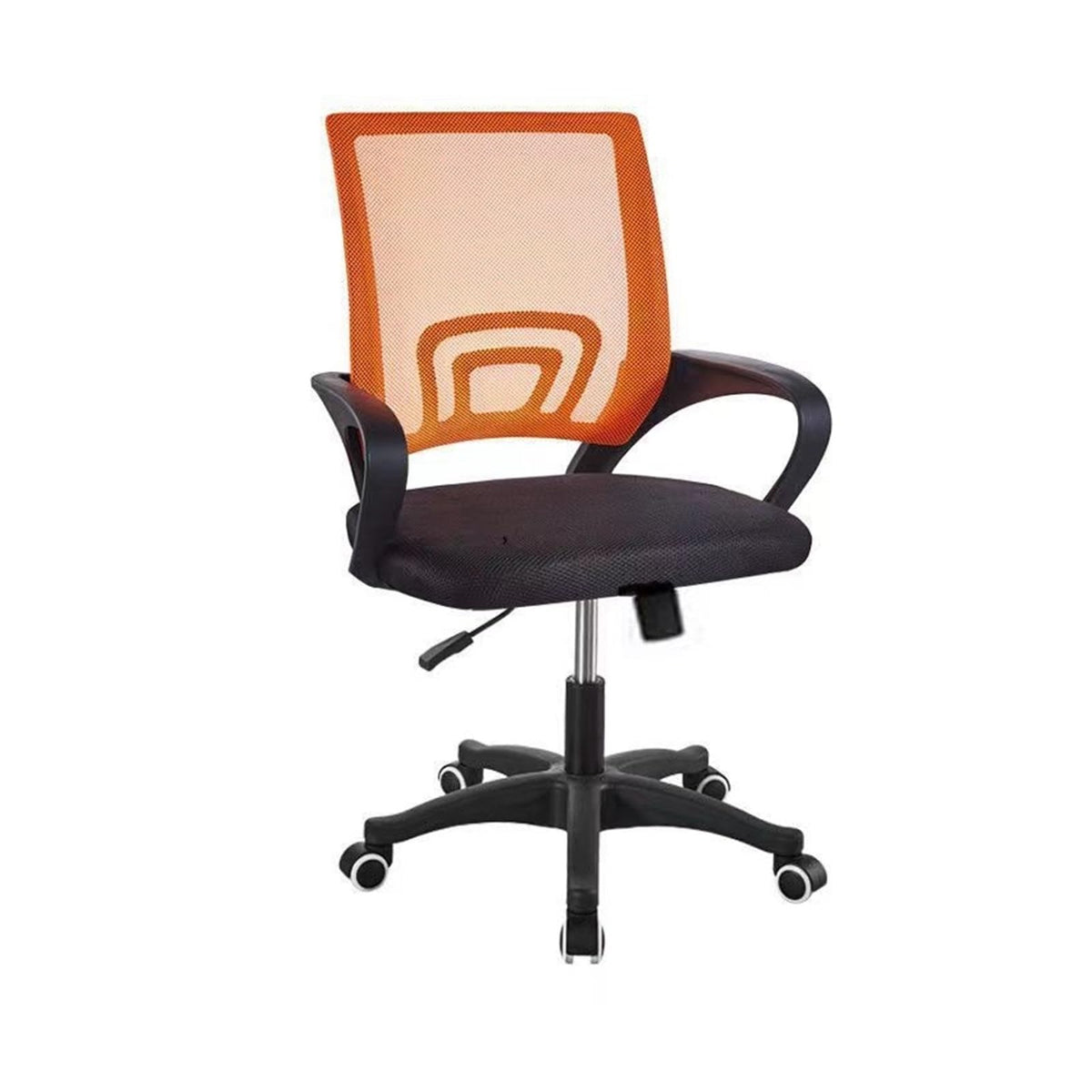 Orange Mesh Swivel Office Chair Z34041