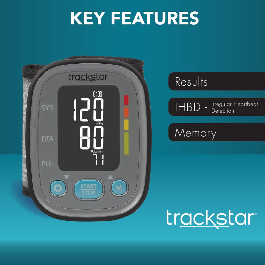 Smart Adult Wrist Blood Pressure Monitor M509437