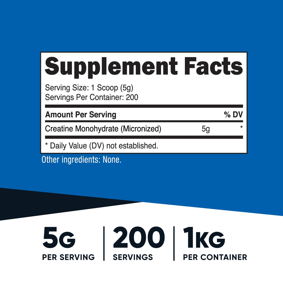 Creatine Monohydrate Micronized Powder 1 KG O864