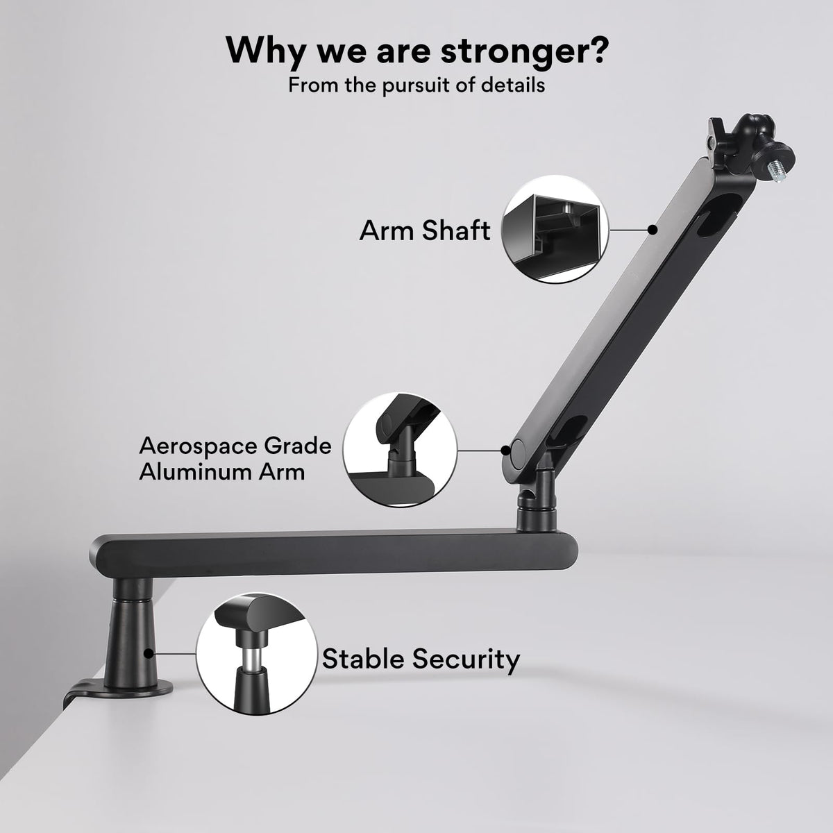Wireless Gaming Microphone with Boom Arm U177632