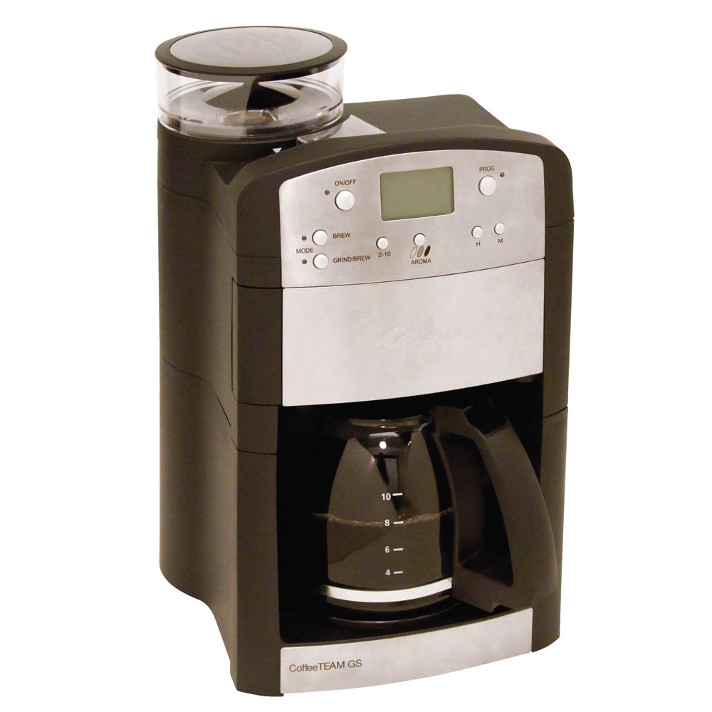 10-Cup Digital Coffeemaker with Conical Burr Grinder and Glass Carafe K382
