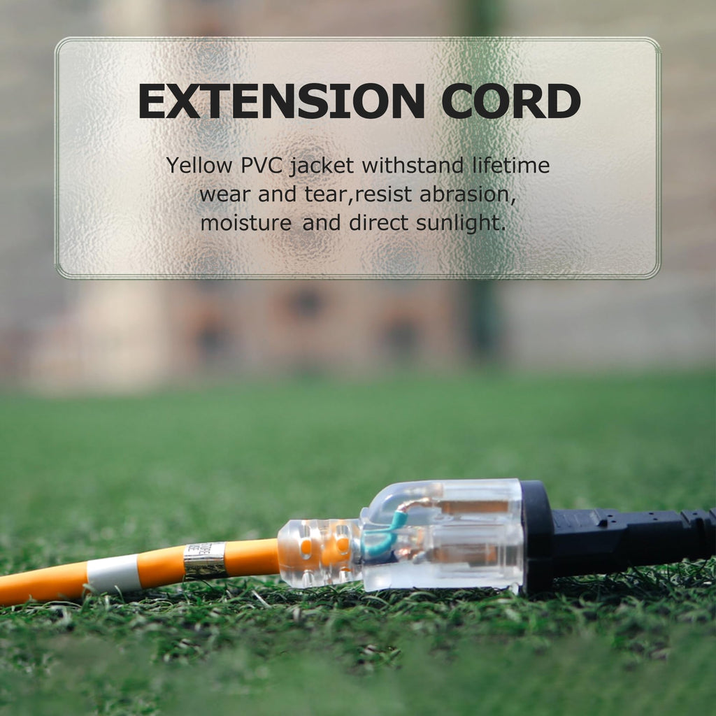 Yellow 12 Gauge 10 ft Extension Cord B577199