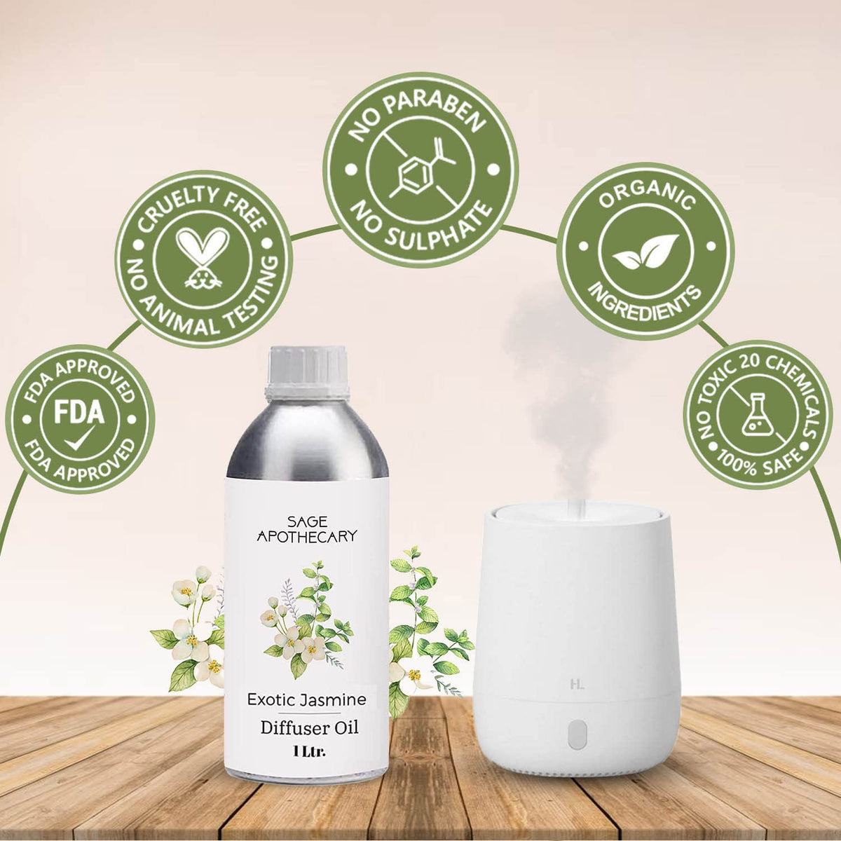 Exotic Jasmine Diffuser Oil 1L P90260