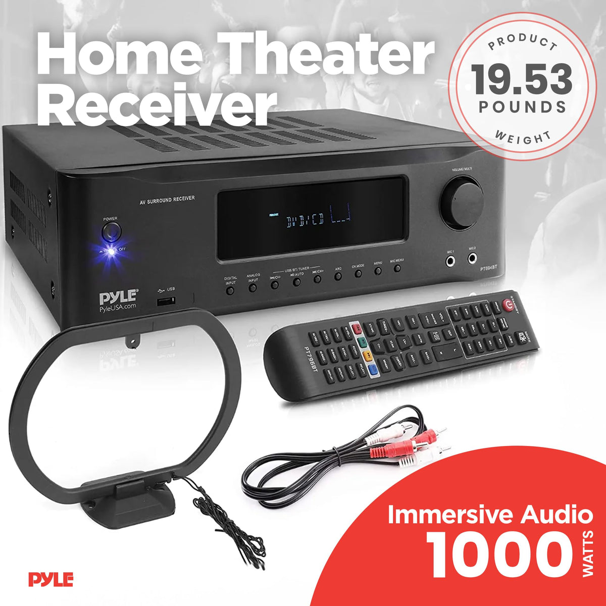 7.1-Channel Bluetooth Stereo Amplifier X717