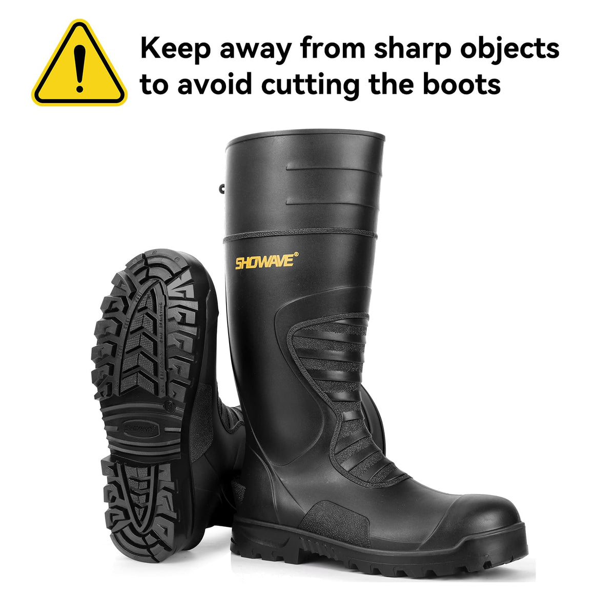 Rubber Steel Toe Waterproof Boot T698171