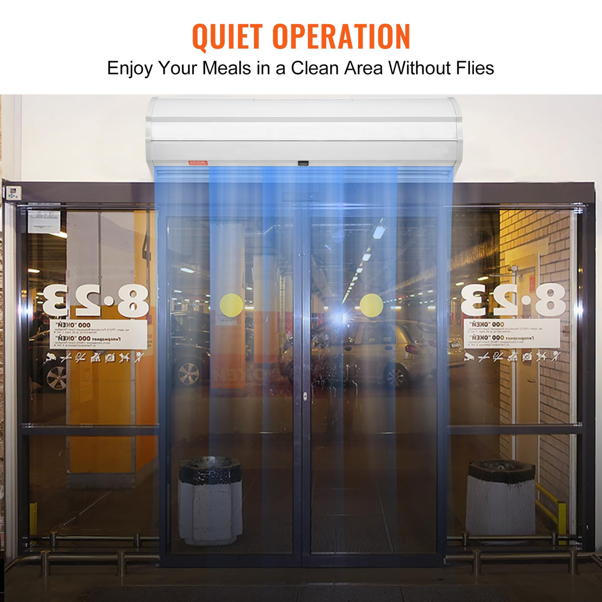 36" Wall Mounted Air Curtain 2 Speeds 900CFM Q3380