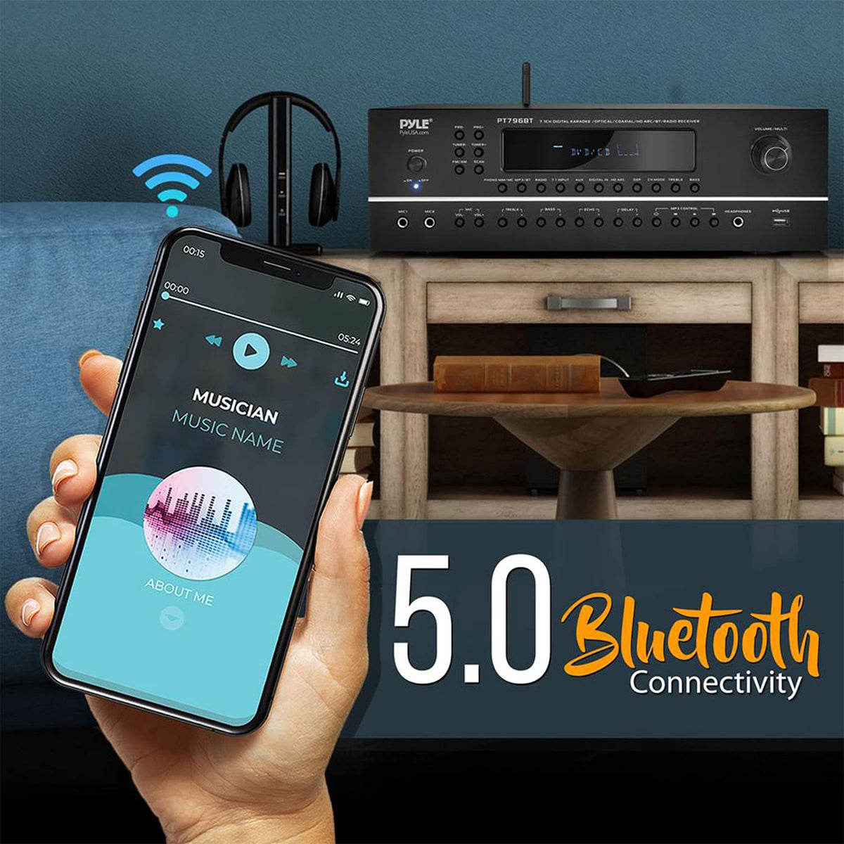 7.1-Channel Bluetooth Stereo Amplifier X717