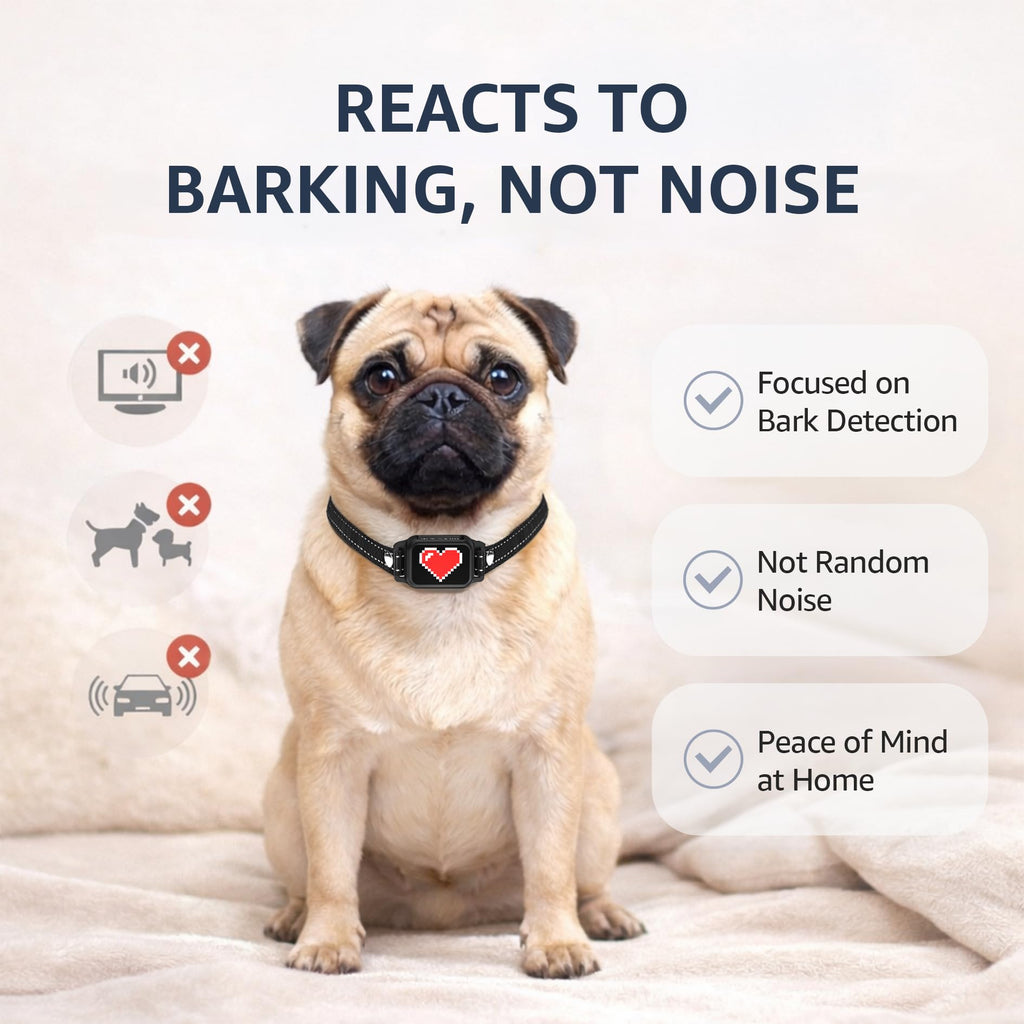 Small Dogs Bark Collar with Magnetic Charging S6069