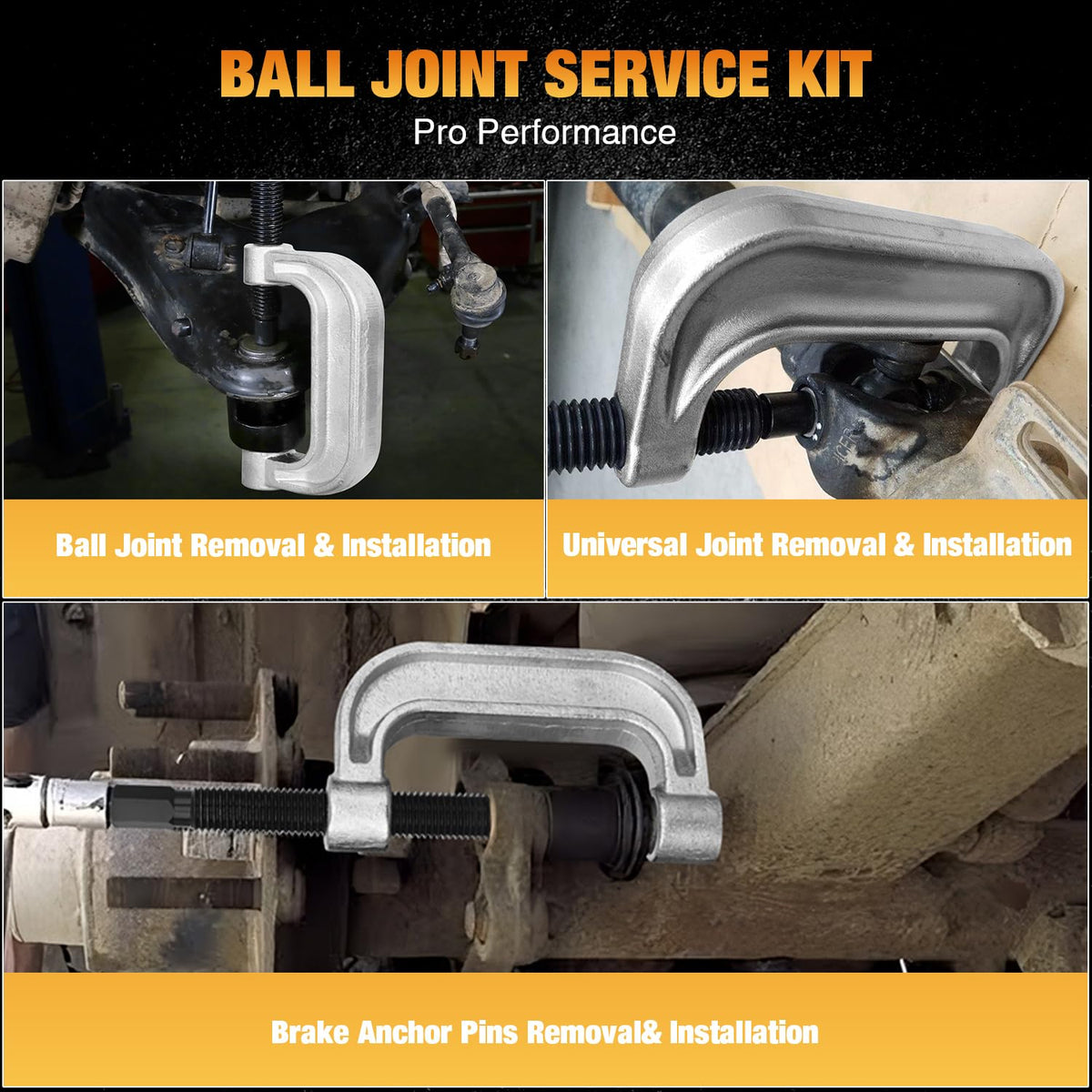 Ball Joint Press Kit with U-Joint and Brake Anchor Pin Tools O8914