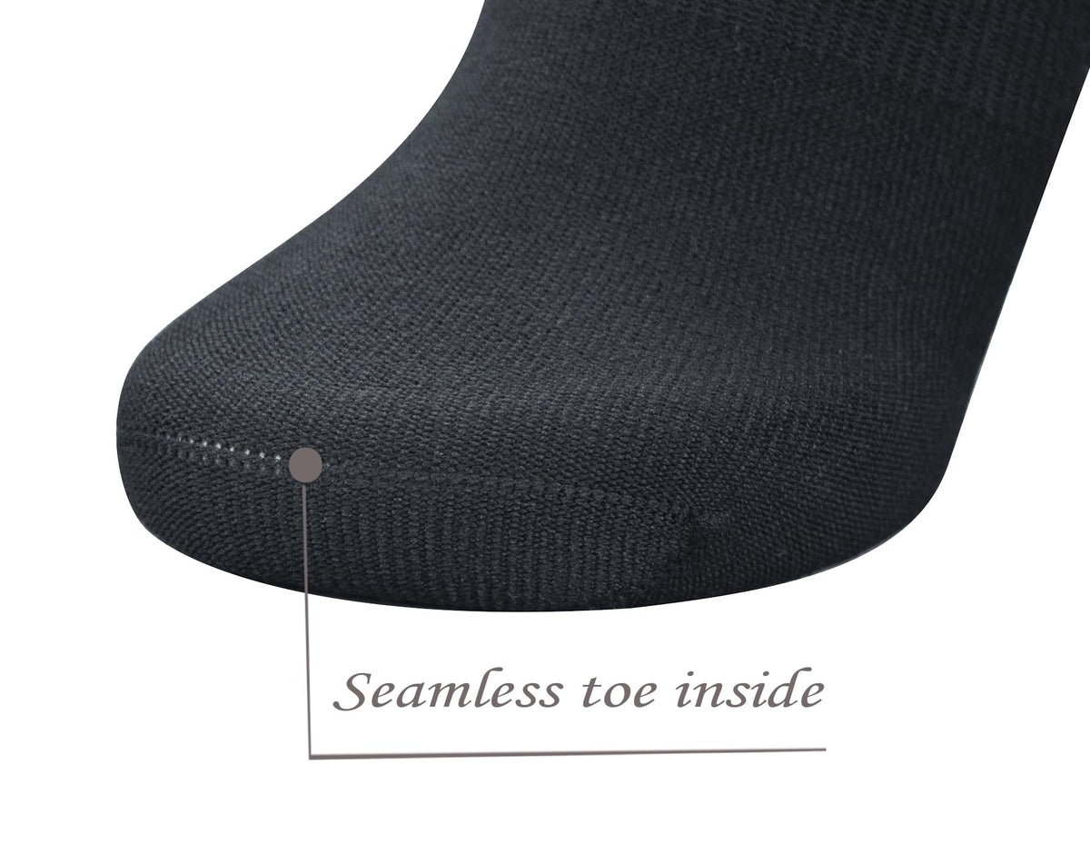 Men's 5-Pack Diabetic Low Cut Socks with Arch Support J552754