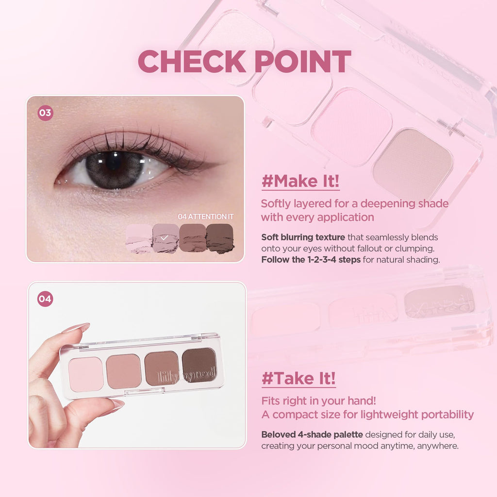 4-Shade Korean Eyeshadow Palette G843244
