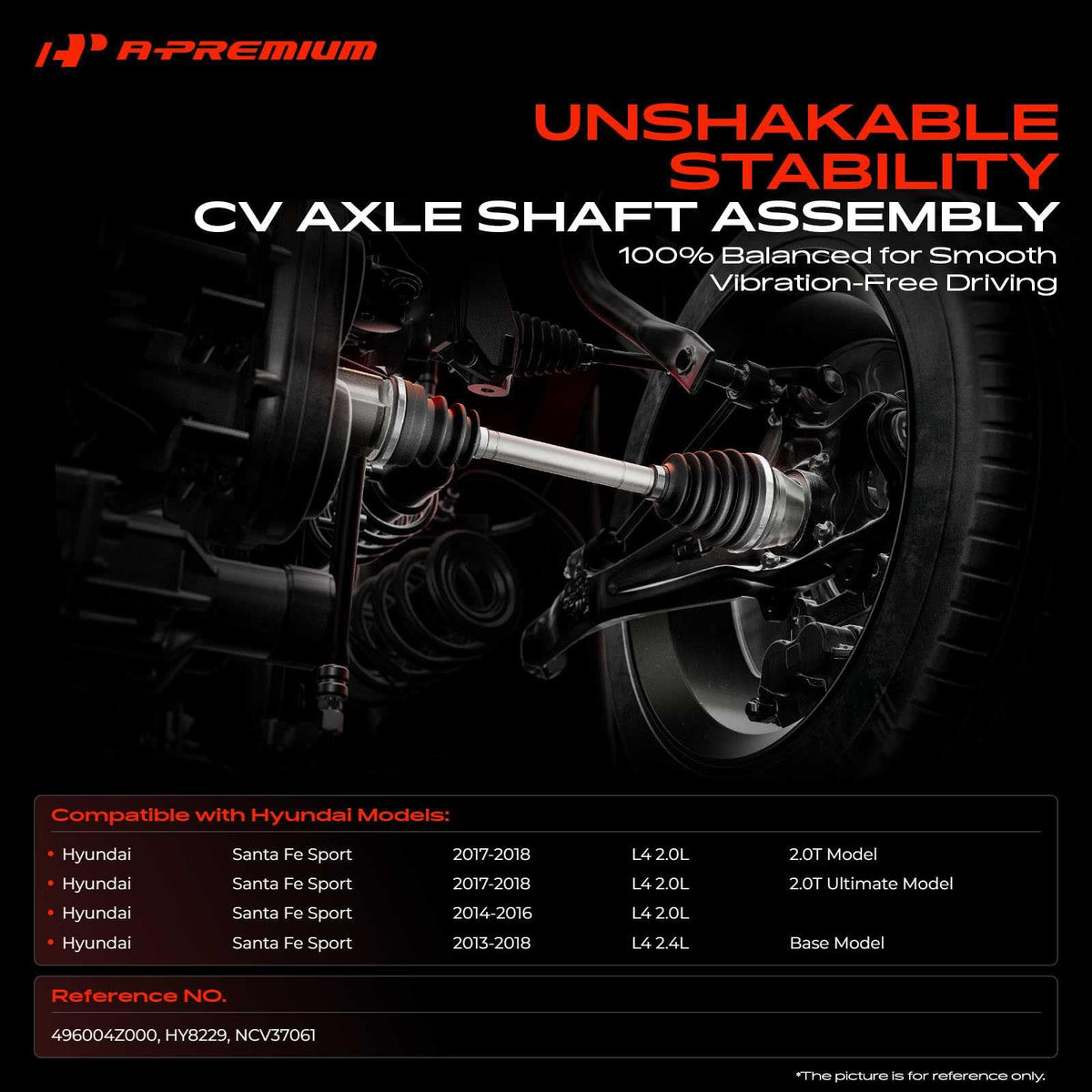 Rear Left CV Axle Shaft Assembly C68051