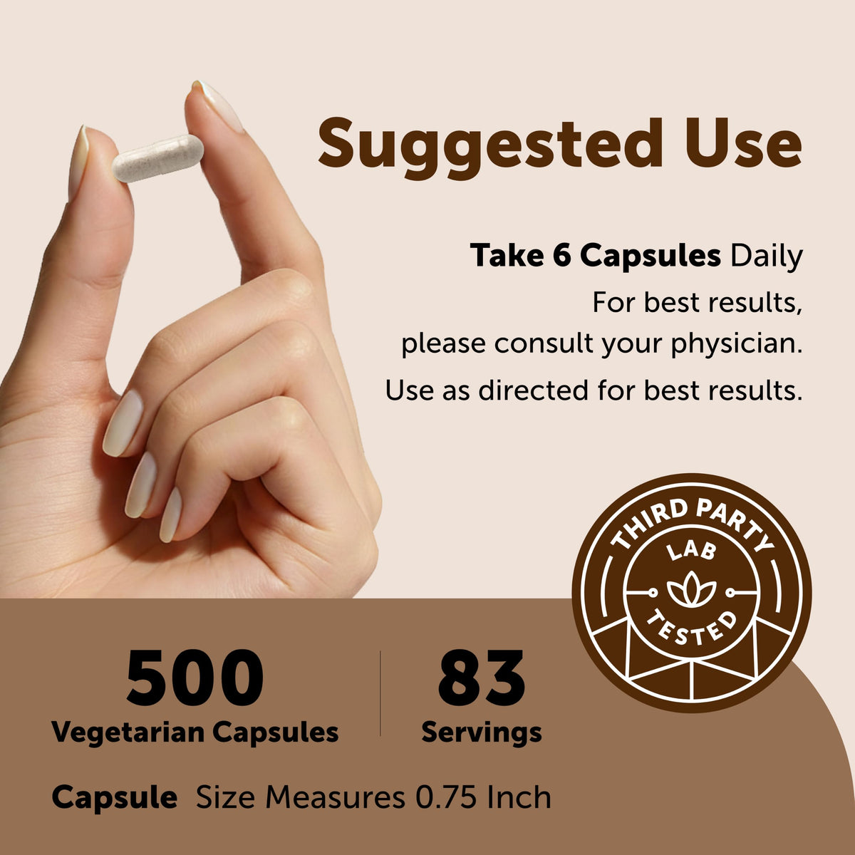 Psyllium Husk Capsules 3000mg 500 Veg Caps N588069