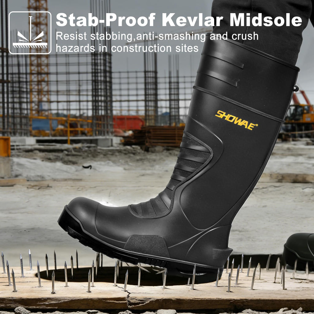 Rubber Steel Toe Waterproof Boot T698171