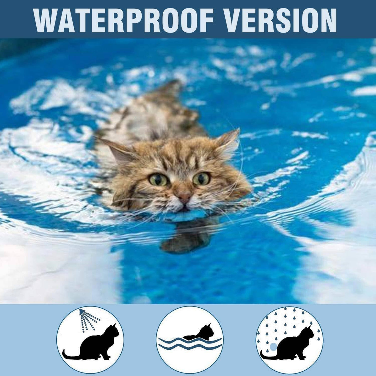 Flea and Tick Collar for Cats 12-Month Protection Waterproof 2 Packs B33532