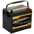 AGM Car Battery Group Size 24F 12V 70Ah 710 CCA A34602