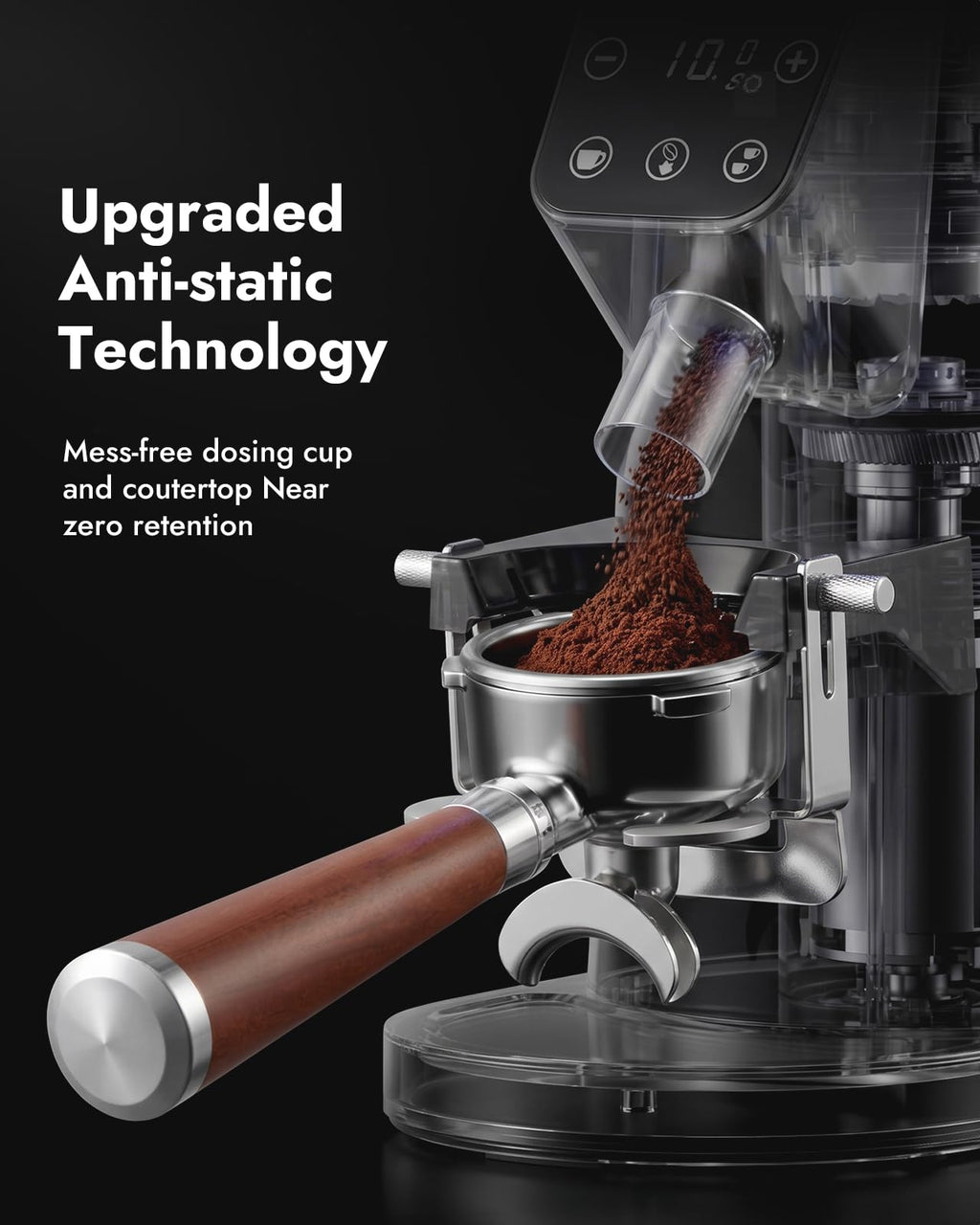 64MM Flat Burr Electric Coffee Grinder S950757