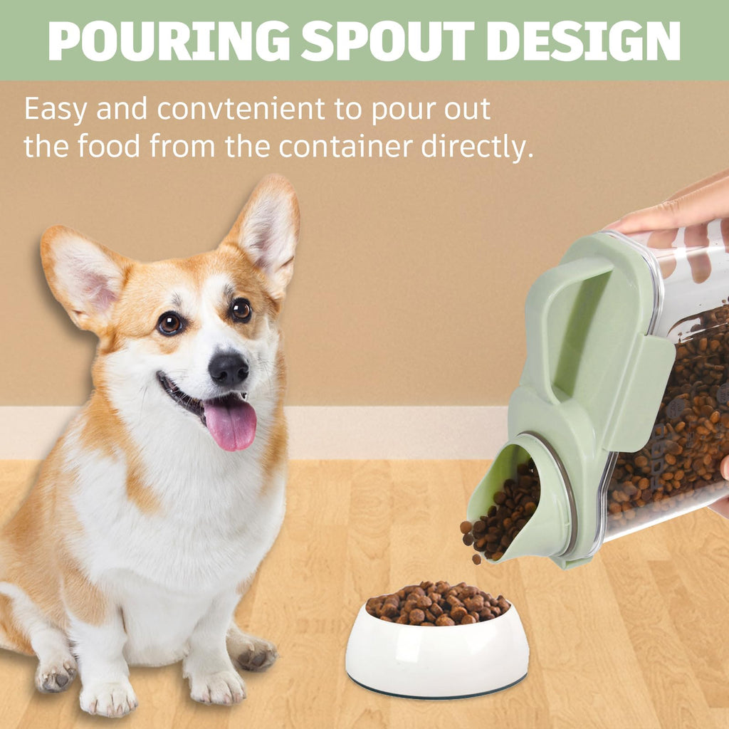 Airtight Pet Food Storage Container with Measuring Cups G864546