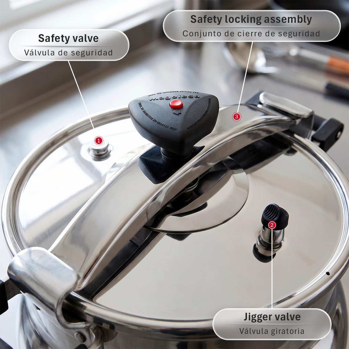 23.2-Quart Aluminum Pressure Cooker M5062