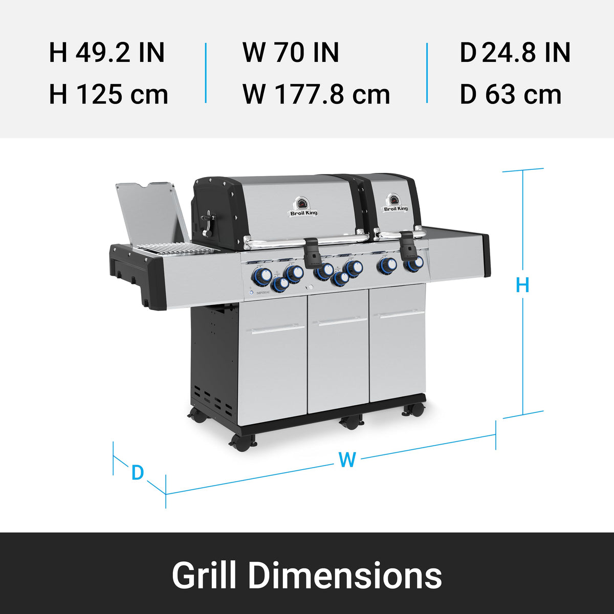 Liquid Propane 6-Burner Stainless Steel F155171