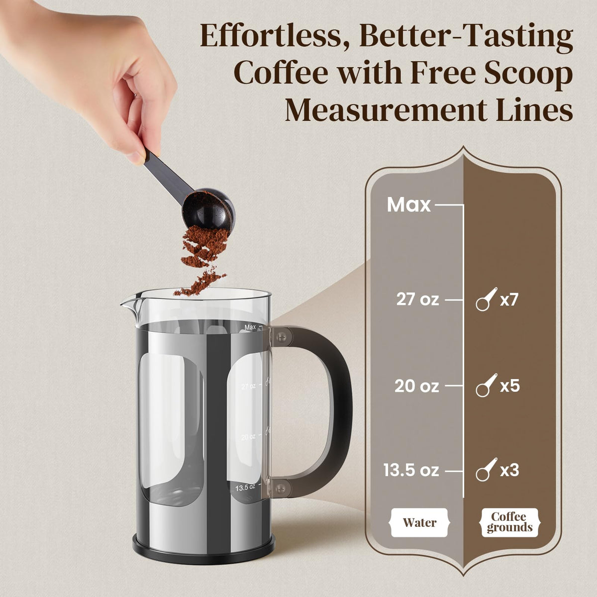 34oz French Press Coffee Maker M26865