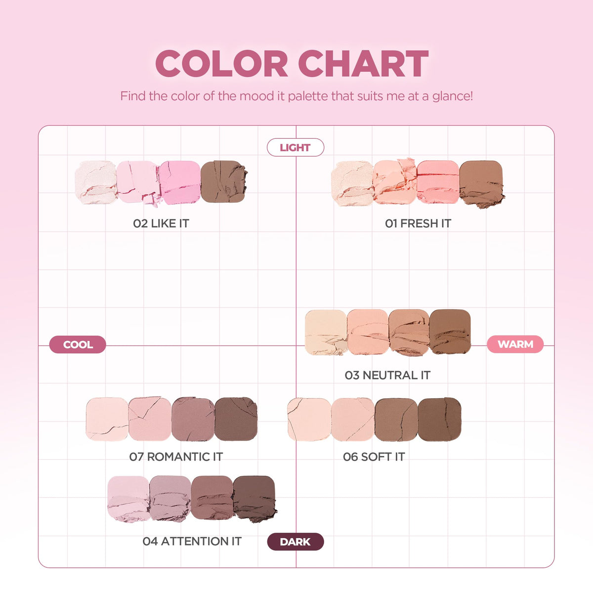 4-Shade Korean Eyeshadow Palette G843244