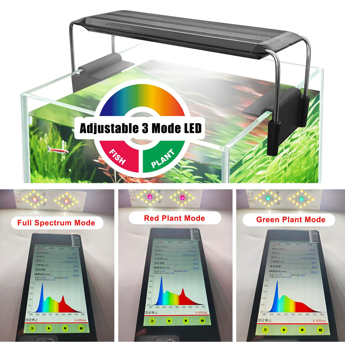 1.5 Gallon Glass Aquarium Starter Kit with LED Light and Power Filter Z591