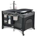 Grey Foldable Playard with Bassinet and Changing Table G4285