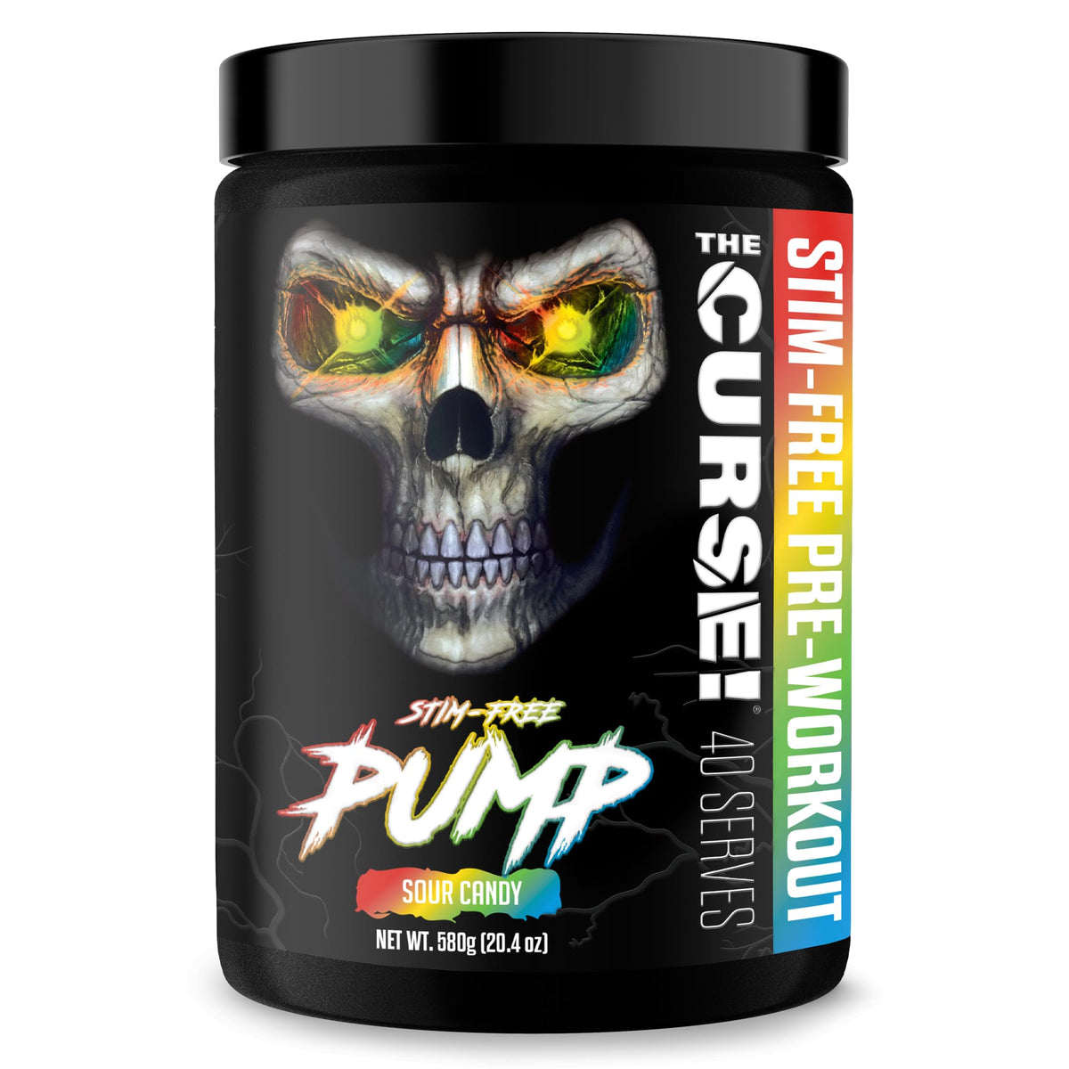 Stim-Free Pre Workout Powder Sour Candy 40 Servings G12756