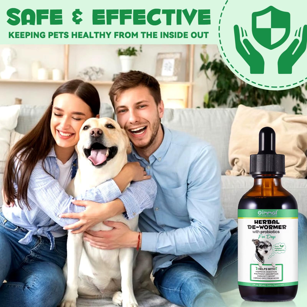 Natural Broad Spectrum Herbal Cleanse Digestive Support Supplement Drops with Probiotics T7729
