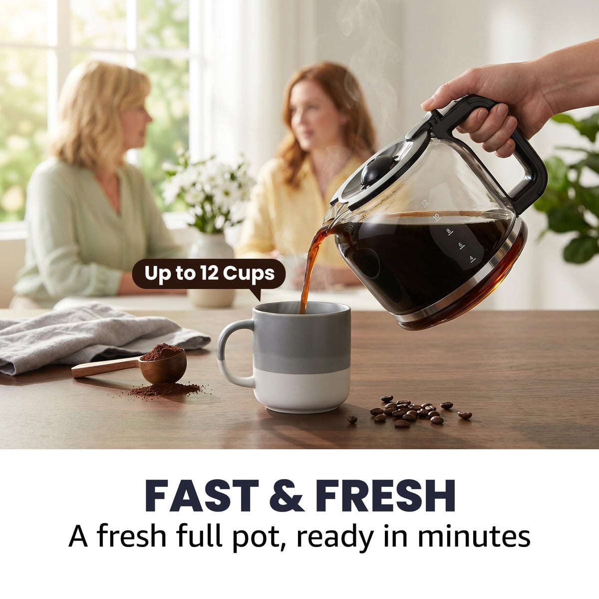 12-Cup Programmable Drip Coffee Maker T913