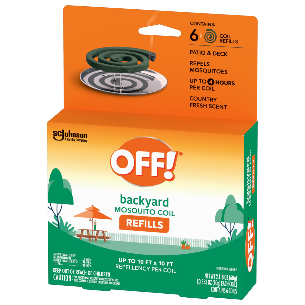 Mosquito Coil Refills 6 Count (Pack of 6) I308821