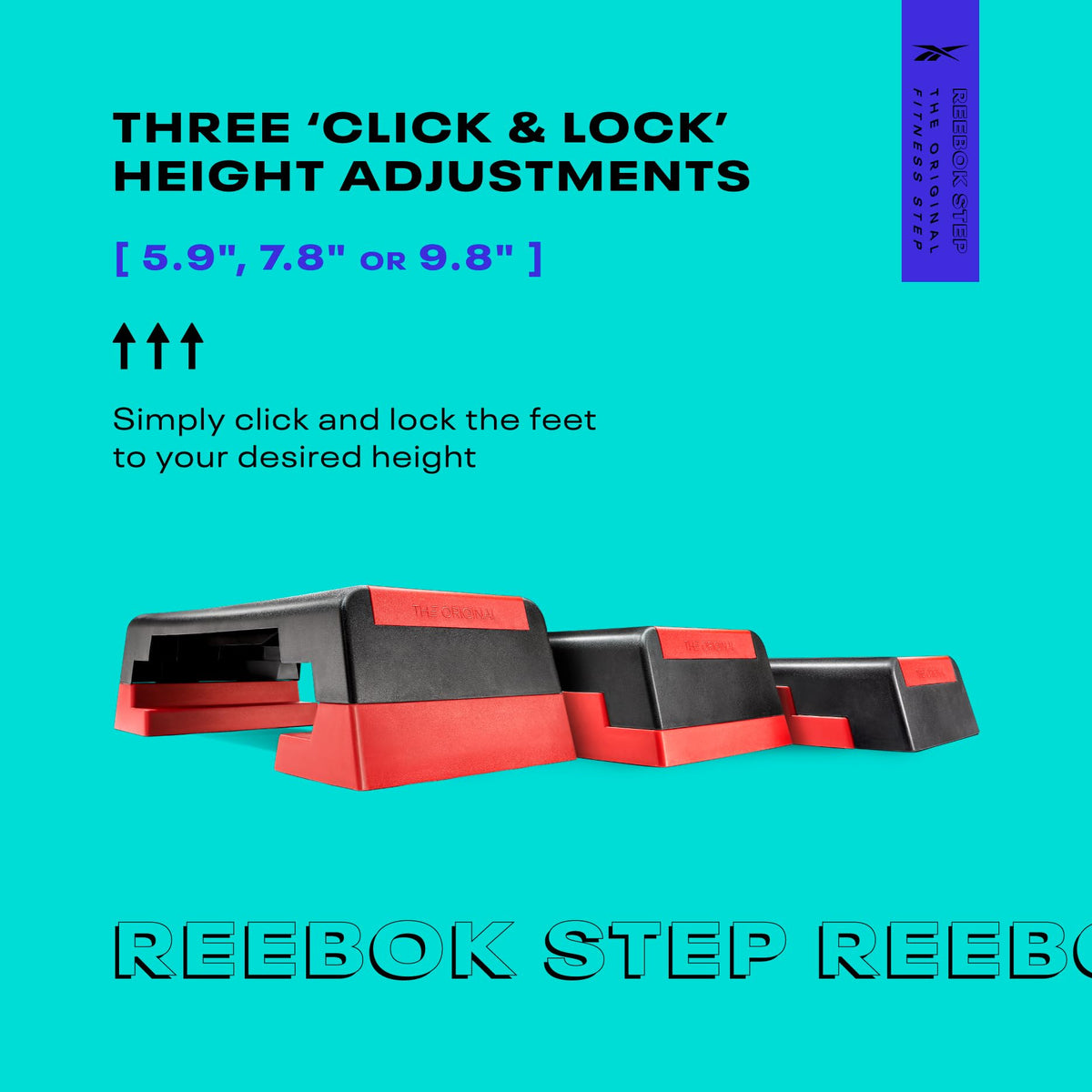 Adjustable Aerobic and Strength Training Workout Step Platform T757010