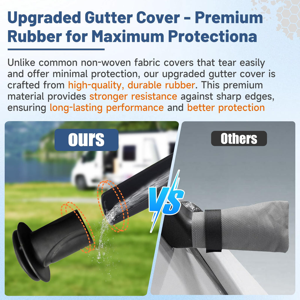 10–12FT Waterproof Oxford Truck Camper Cover with Straps & Air Vents X70608